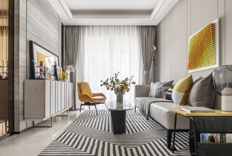 融信郑州奥体世纪89户型样板间——“暮光琥珀”般的家-6