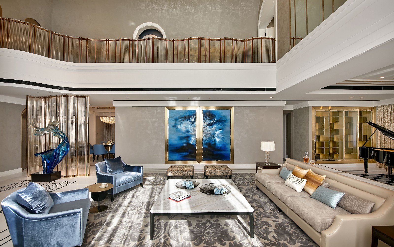 "丝旅"城市室内设计 | 融合东西方元素的现代艺术-2