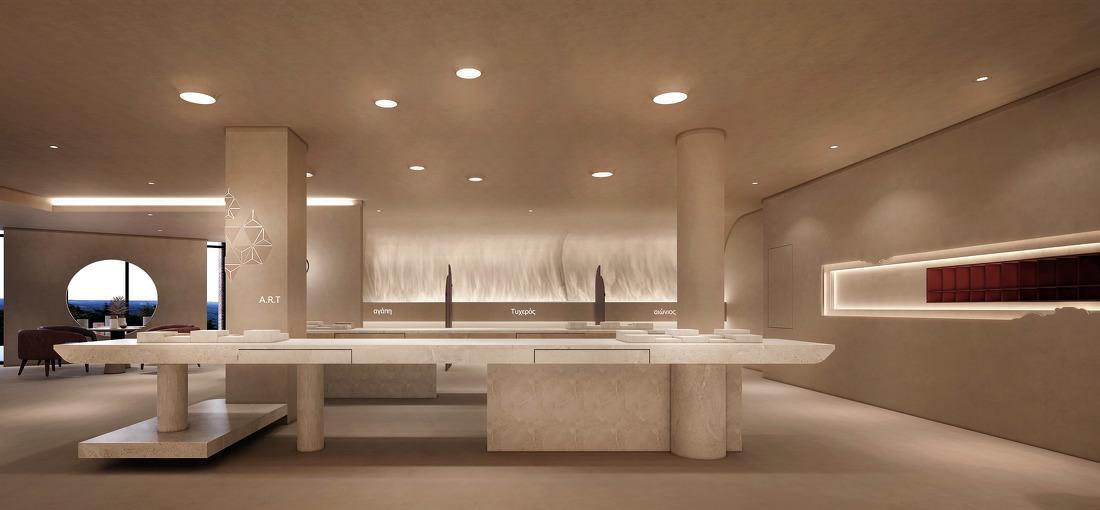 极简轻奢未来观珠宝展厅设计-8