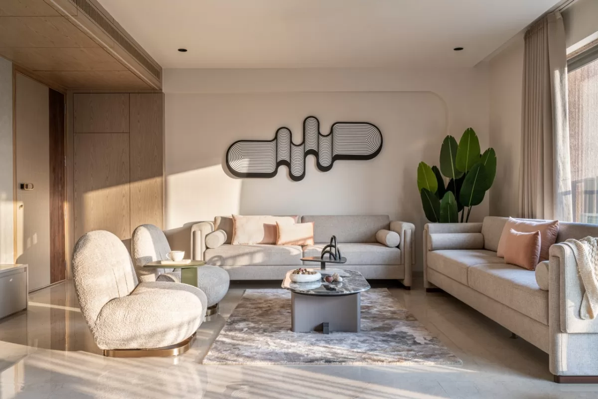 A Spacious, Colour-Rich House Of Curves Designed With Open And Airy Spaces | Logic Architecture + Research - The Architects Diary-36