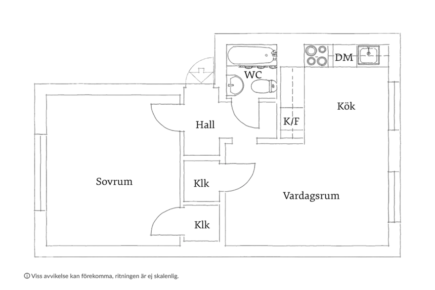 瑞典一室公寓 | 绿意盎然的自然设计-16