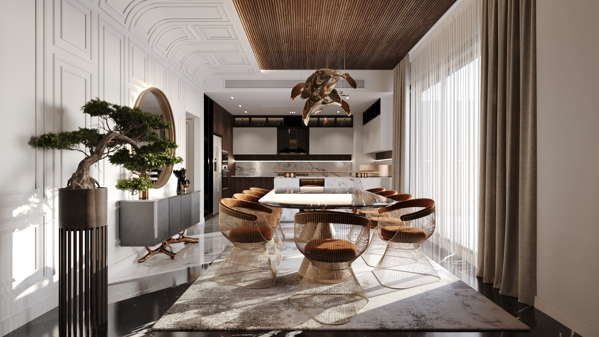 奢华·西高尔夫住宅丨埃及开罗丨MYS Architects-12