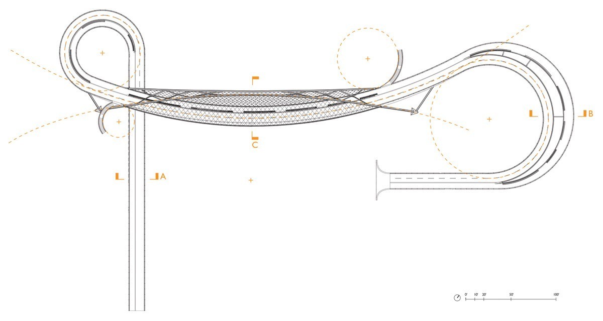 帕洛阿尔托的新 Adobe 溪行人和自行车桥-28