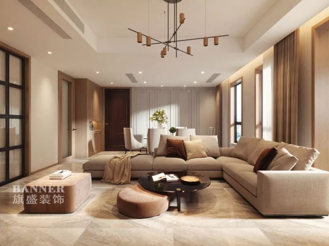 年轻小爸爸的 142㎡现代简约美式之家-12