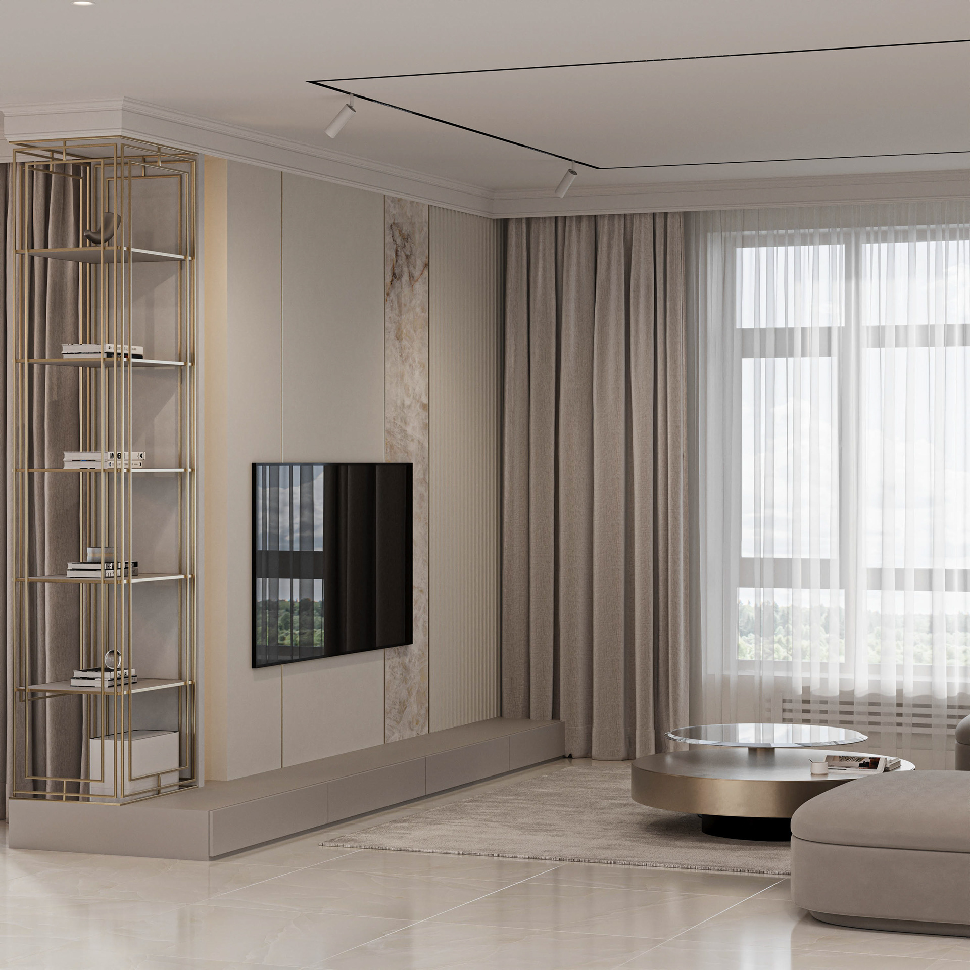 220平米两层住宅室内设计-11