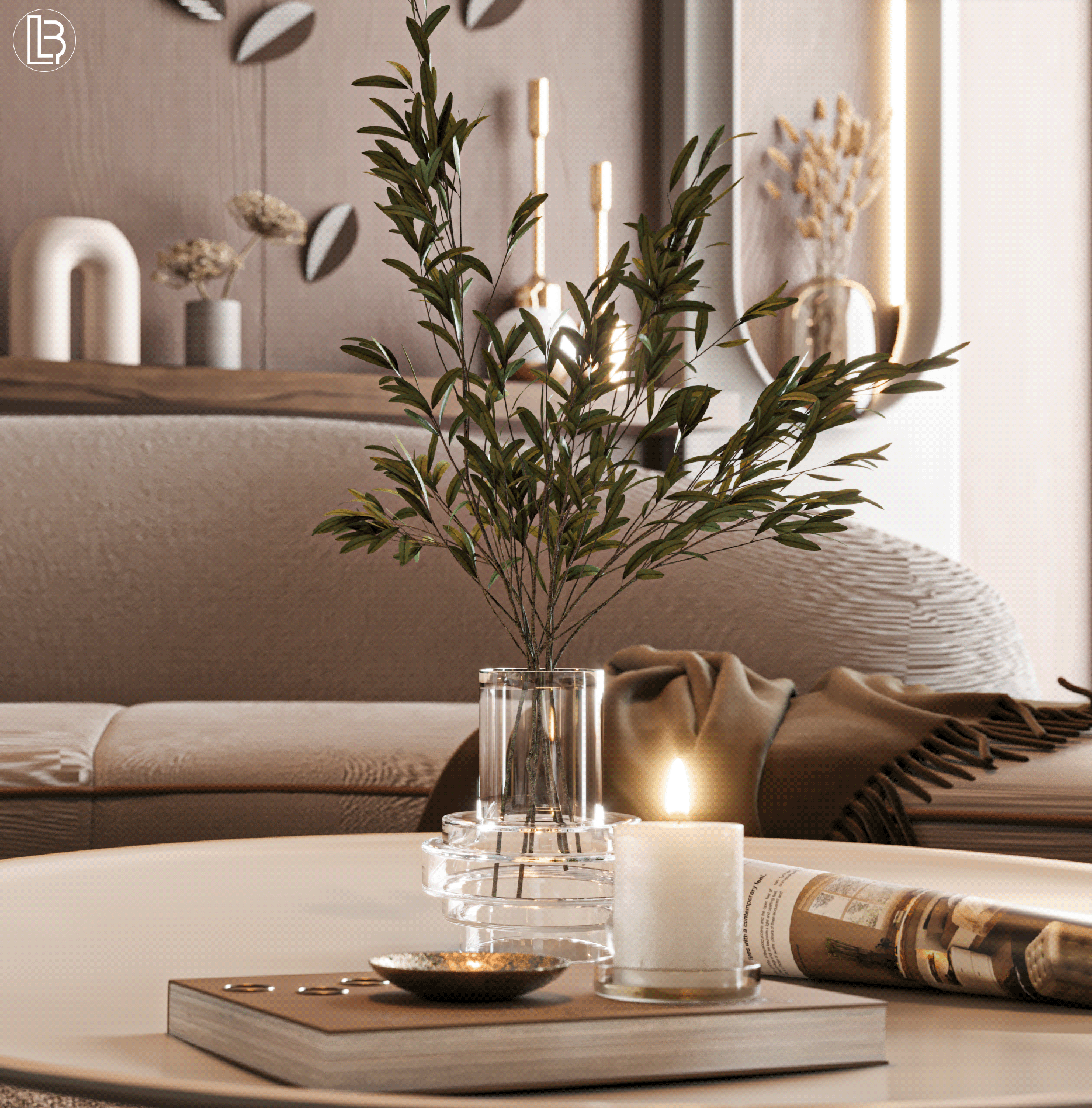 Amazing Livingroom and Small Kitchen-9