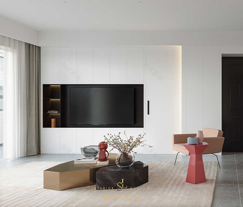 合肥深零设计新作 | 绝佳配色+隐形设计,打造张弛有度的时尚暖居!-49