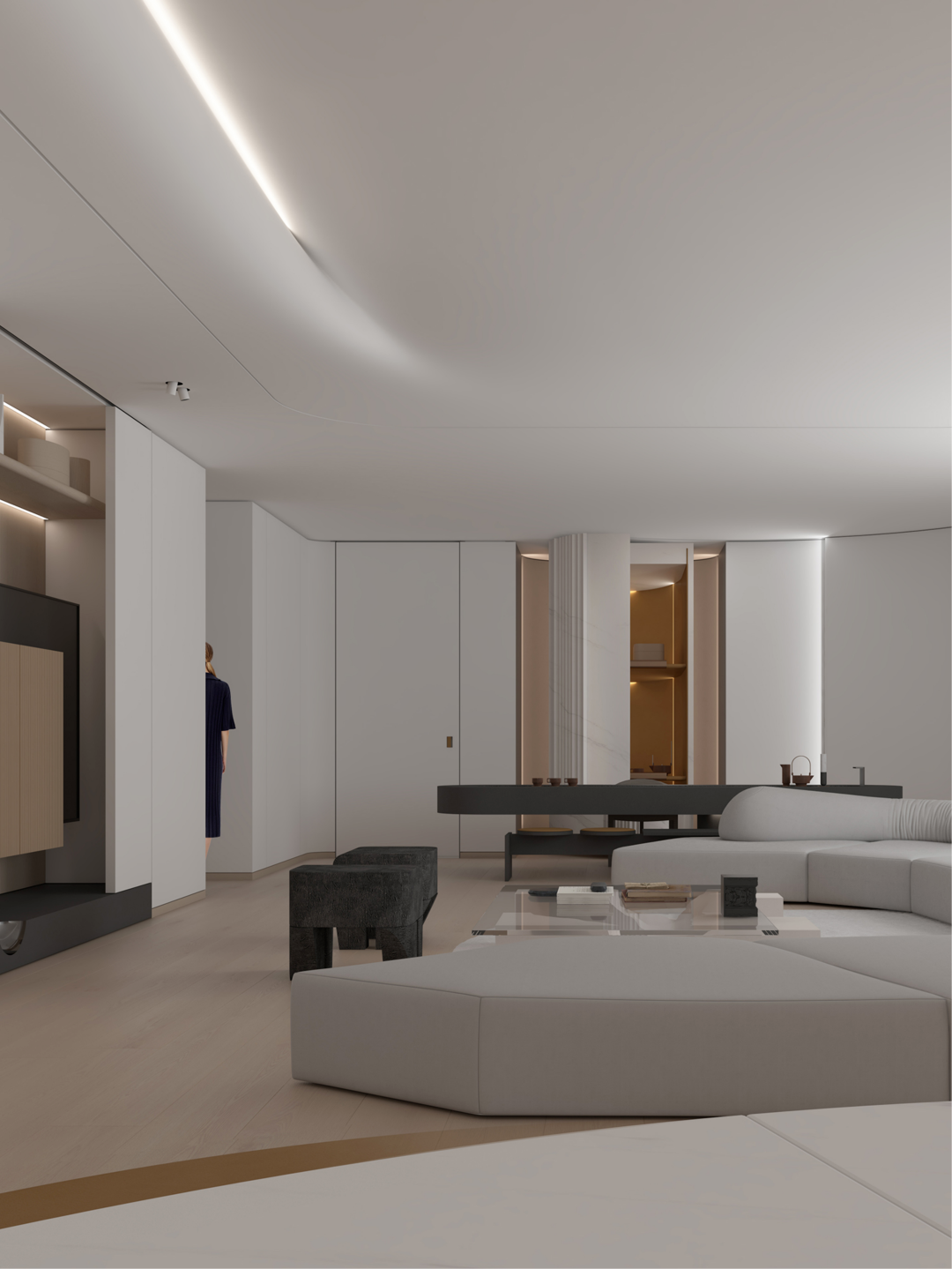 130㎡ 上海私宅 对望陆家嘴~ 实景拍摄-5