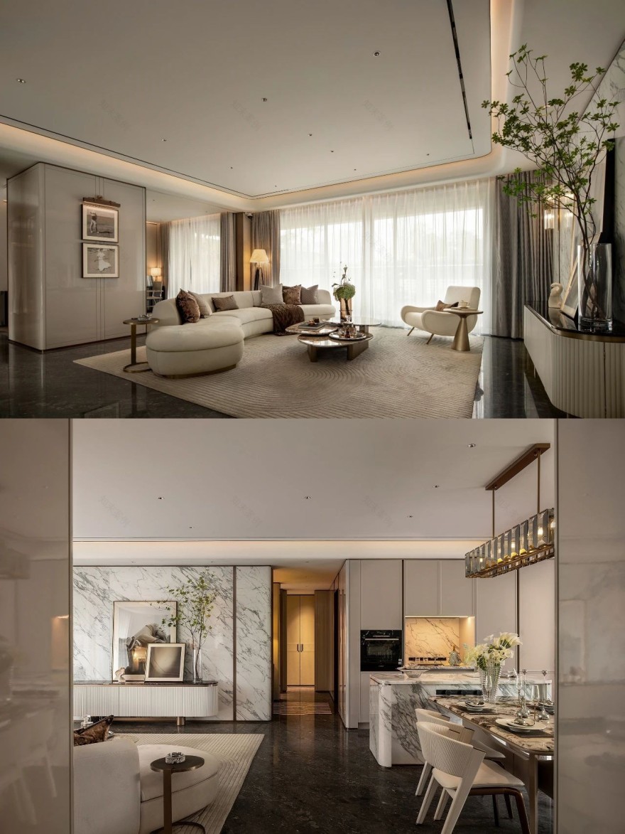 华润置地长隆万博悦府 204 户型样板间丨中国广州丨李益中空间设计-4