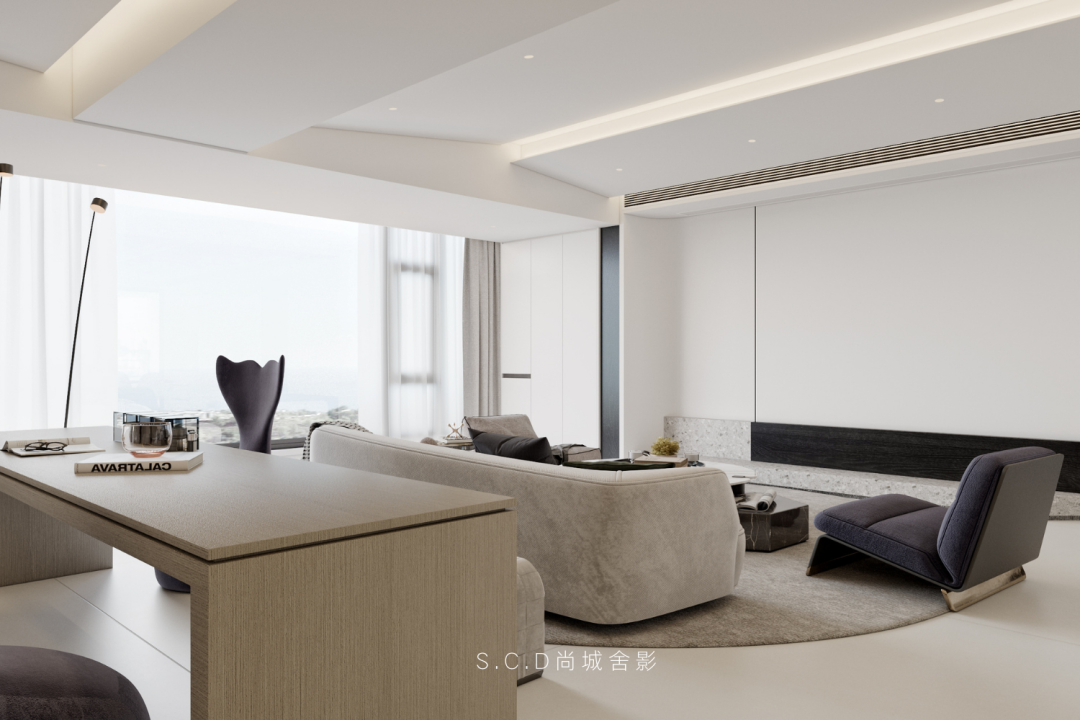 新丰·壹号院 138㎡纯白之家丨尚城舍影建筑装饰设计-40