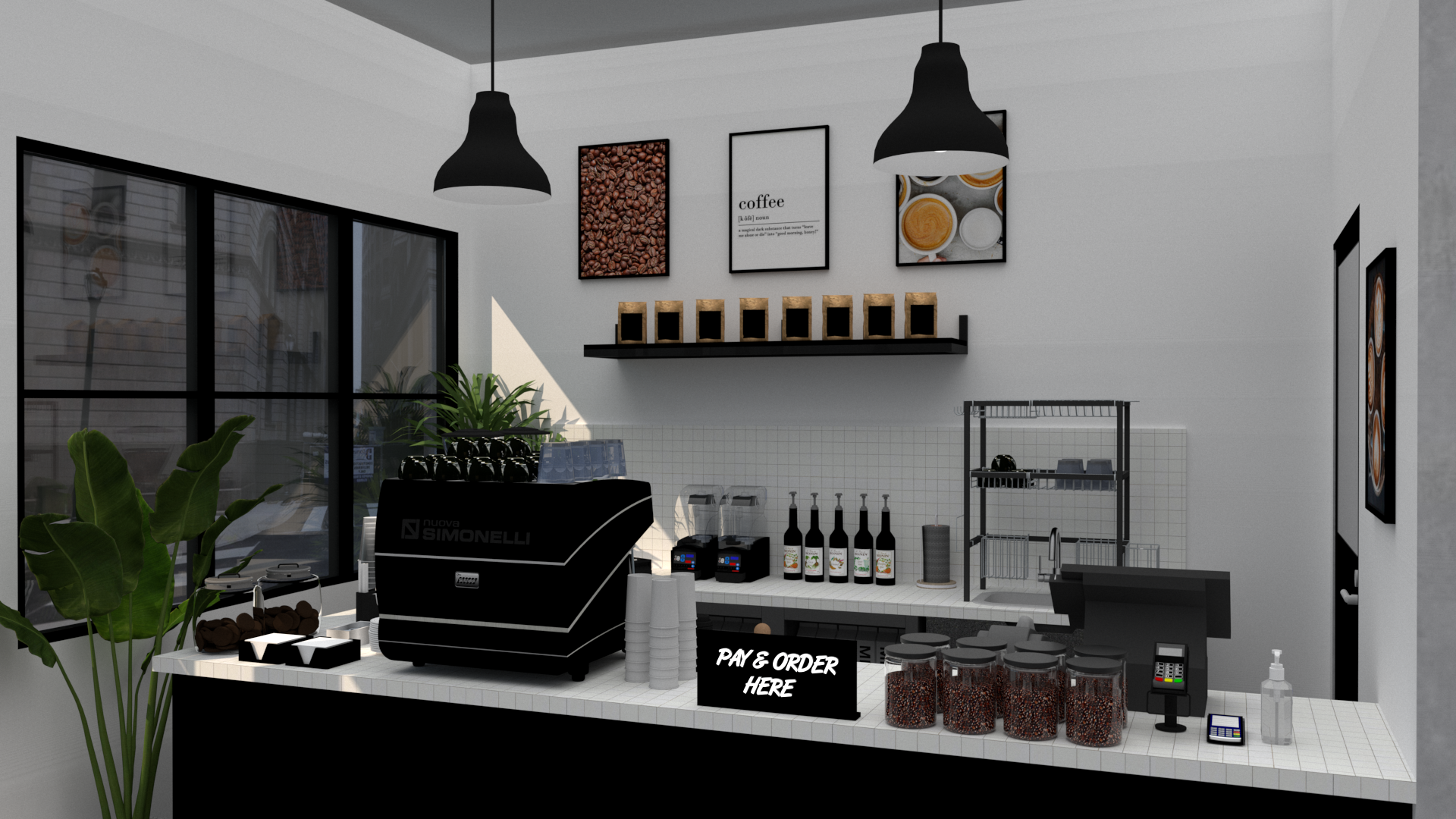 极简主义咖啡店丨Mirachma  Titik Hilang Design-9