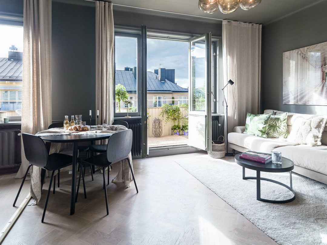 瑞典 35 平米小户型公寓的精致设计-11