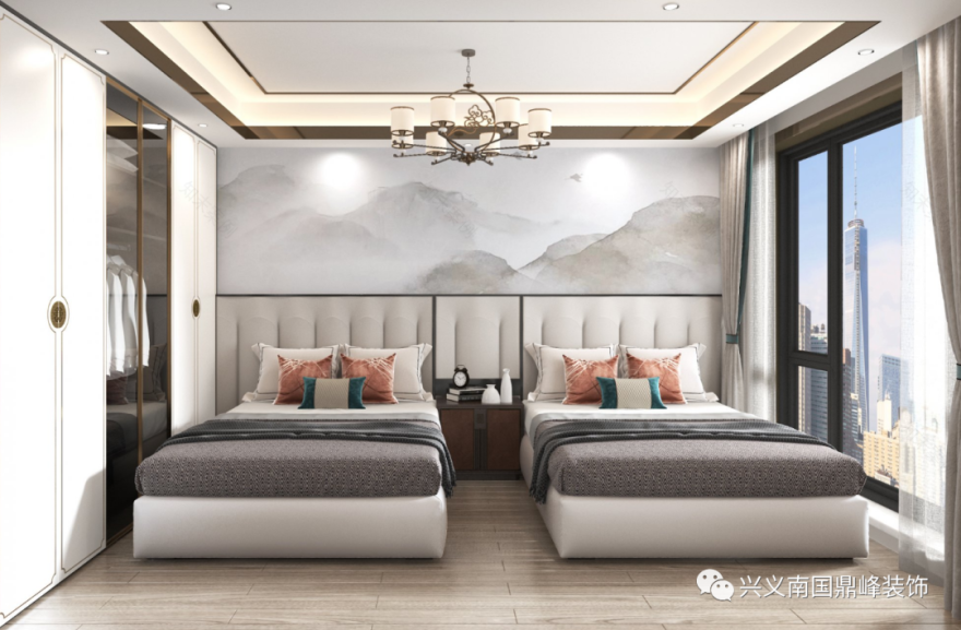 南国鼎峰四季花城新中式住宅设计丨鼎墅设计|余礼彬-28