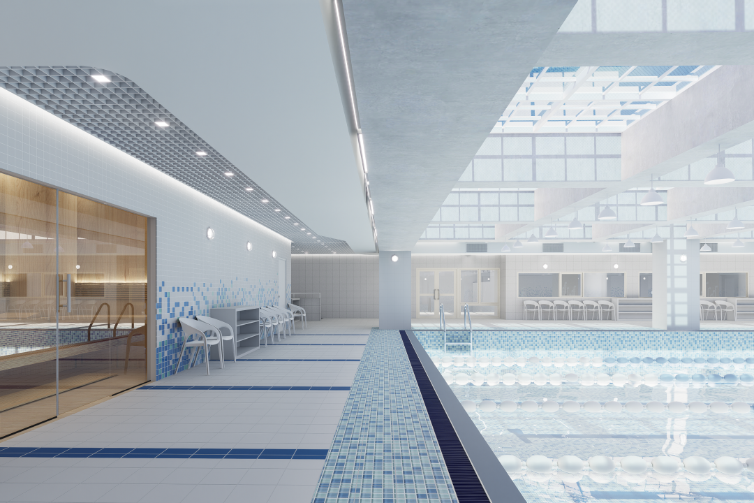 水光之域，育才之源|台北市立大学游泳馆改造-58