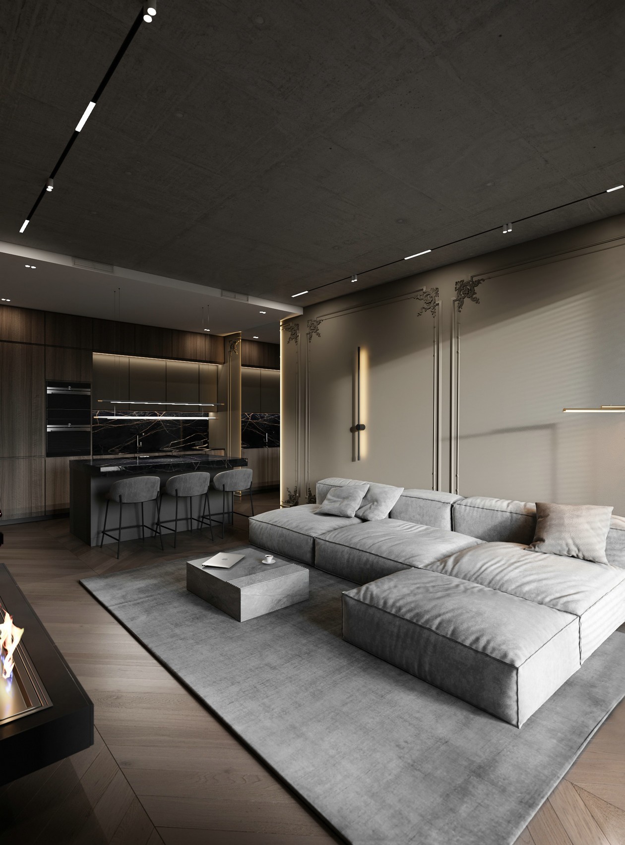 深色系住宅设计-4