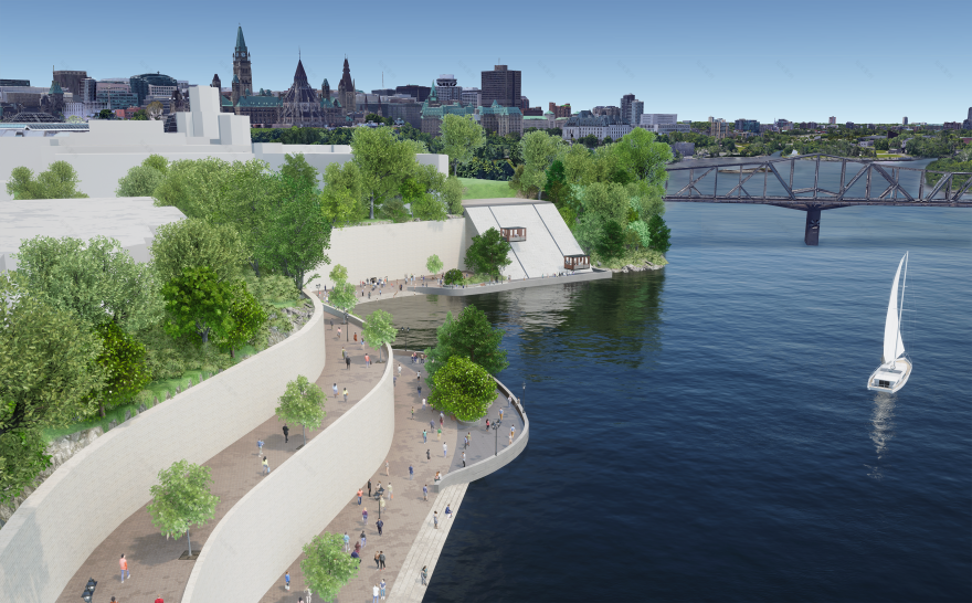 苏塞滨水廊道提案丨加拿大渥太华-10