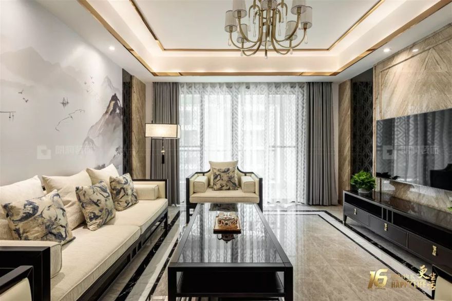 成都龙湖听蓝湾新中式家居设计,优雅轻奢致敬历史传承-46