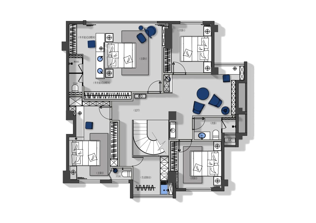 顺昌 · 外滩十里丨中国南平丨大衍建筑空间（主持设计林耀良,软装设计衍生美学）-5