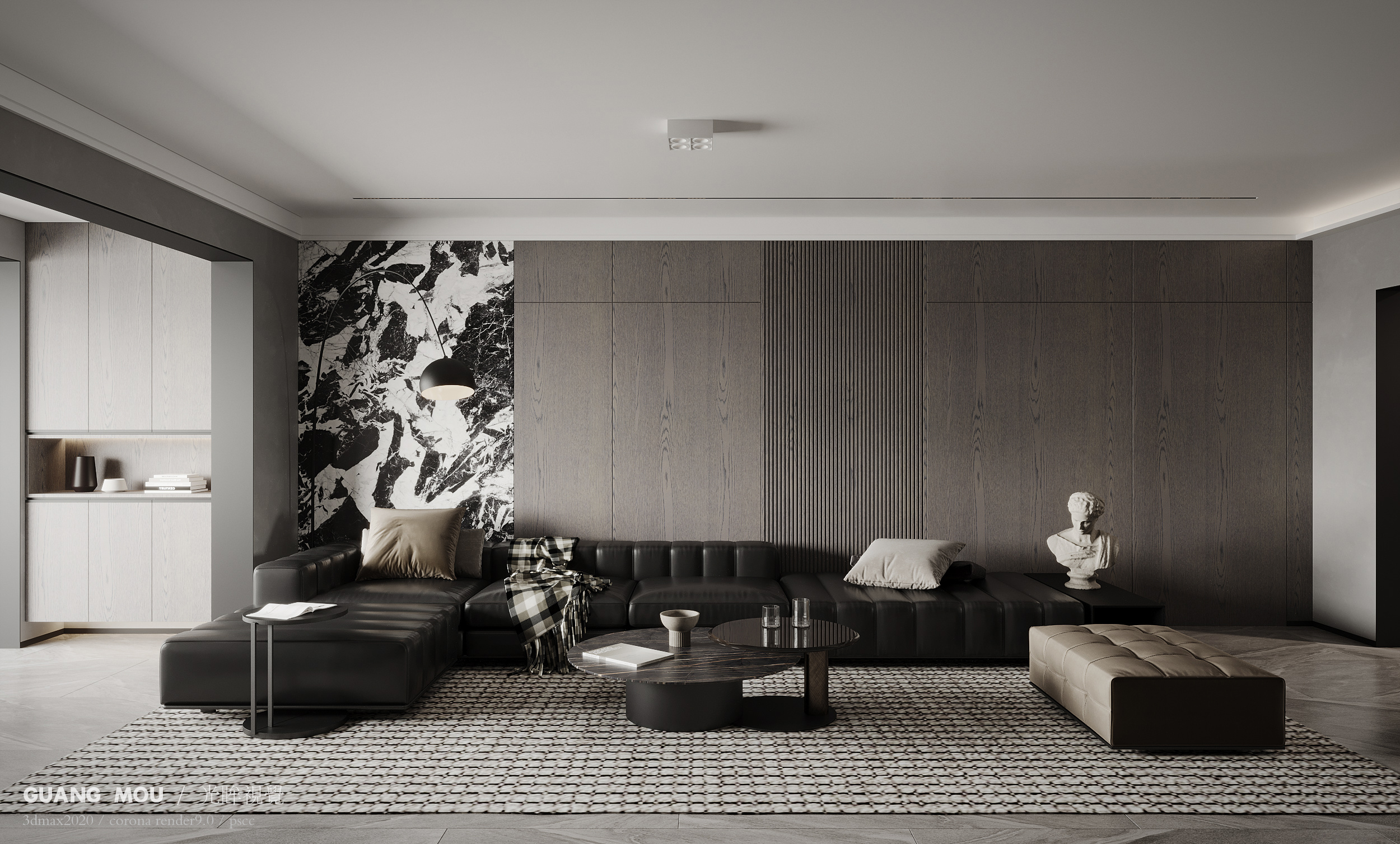 现代家居渲染丨苗子寒-2