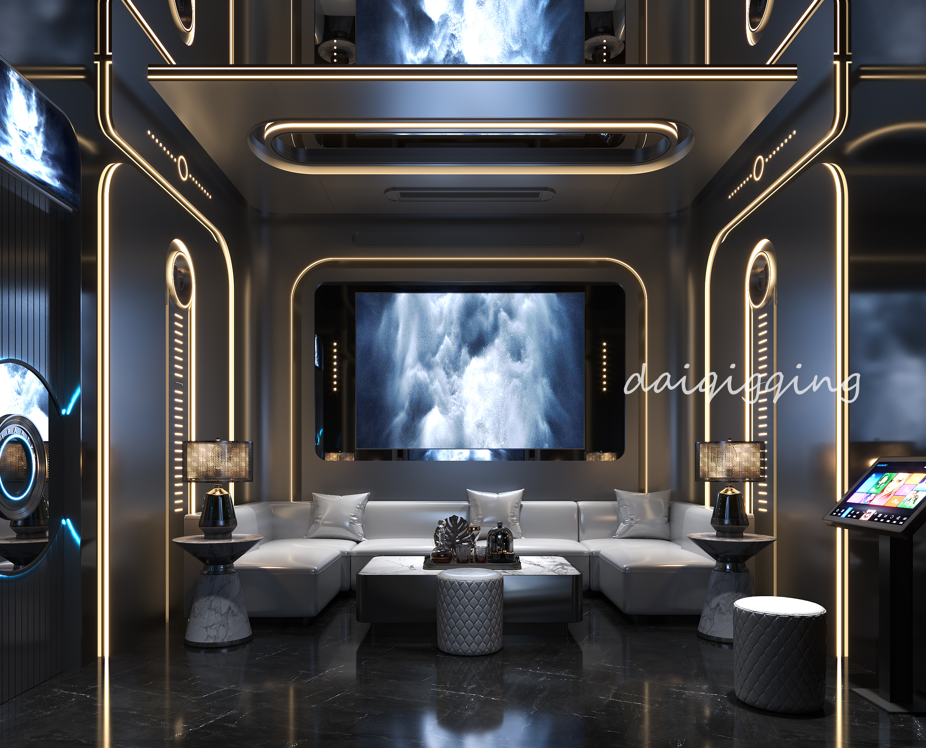 大型工装 KTV丨星夜传图-11