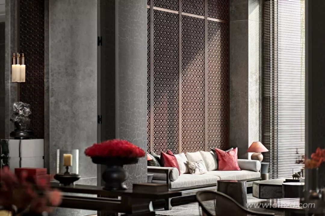 天津津门大院售楼处 | 古韵墨色与现代材质的完美融合-43