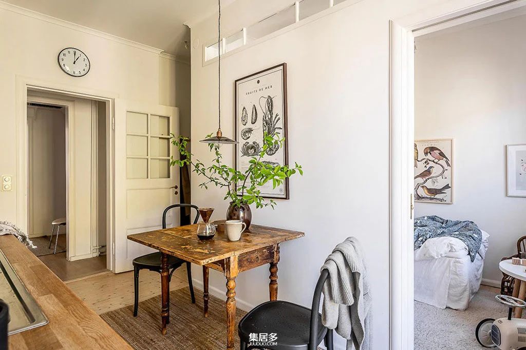 哥德堡复古温馨公寓设计-36