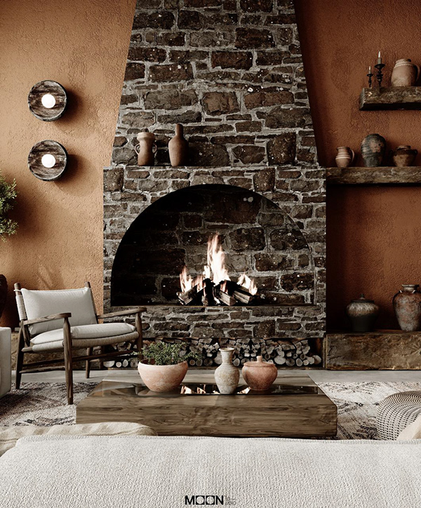 波西米亚风格起居区丨Moon Studio-3