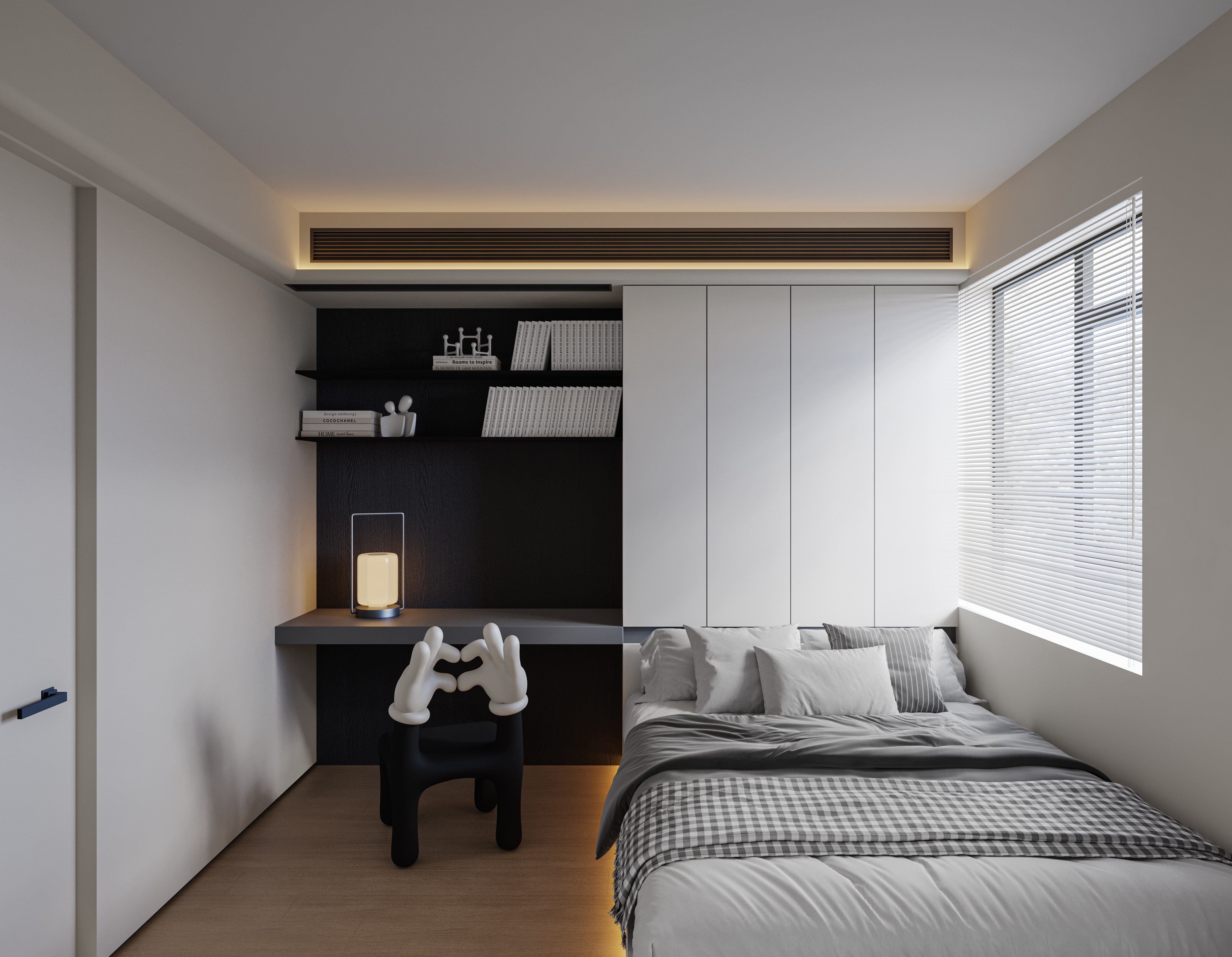 暗系客餐厅  家装-14