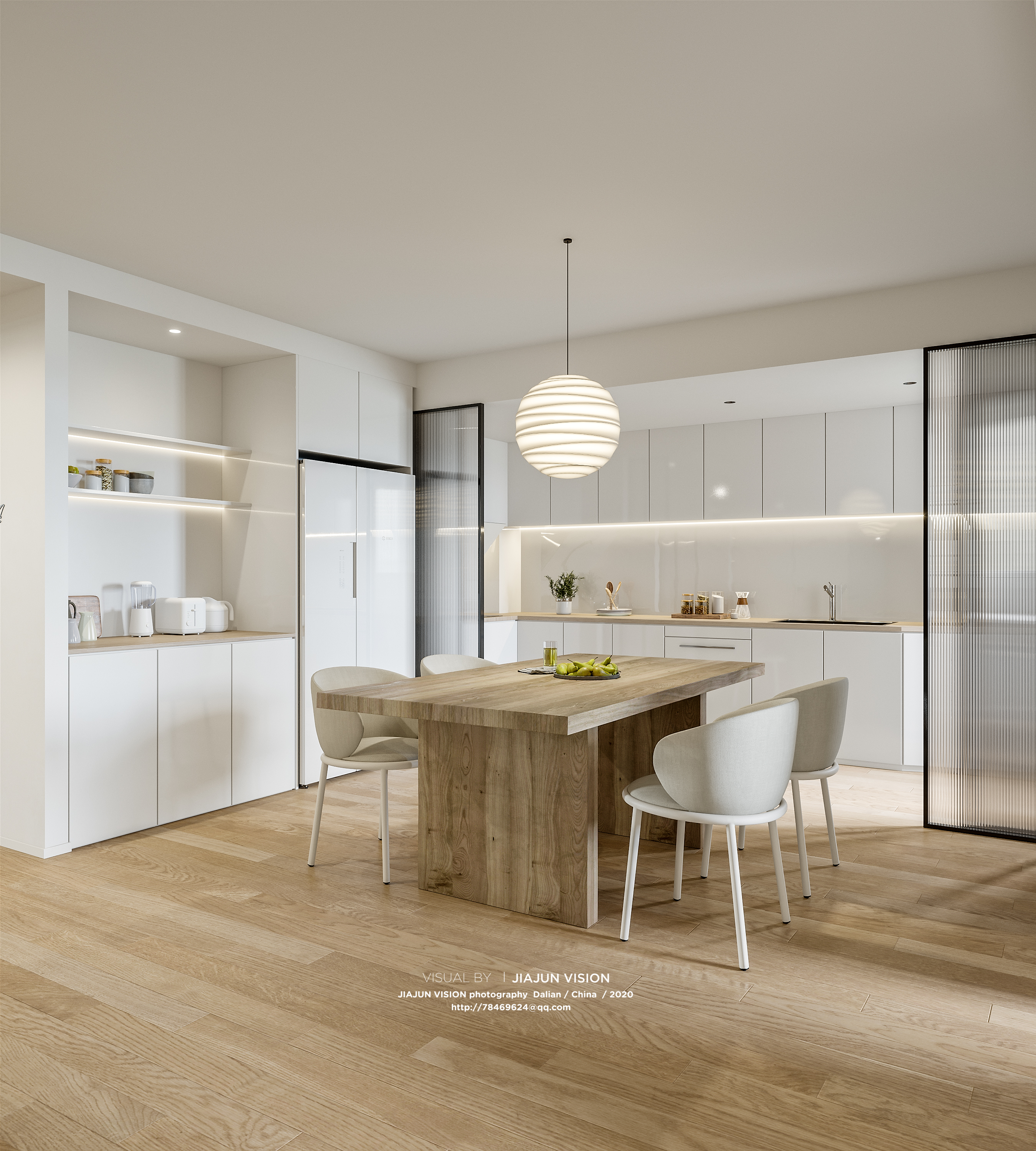 两套现代北欧风格效果图-13