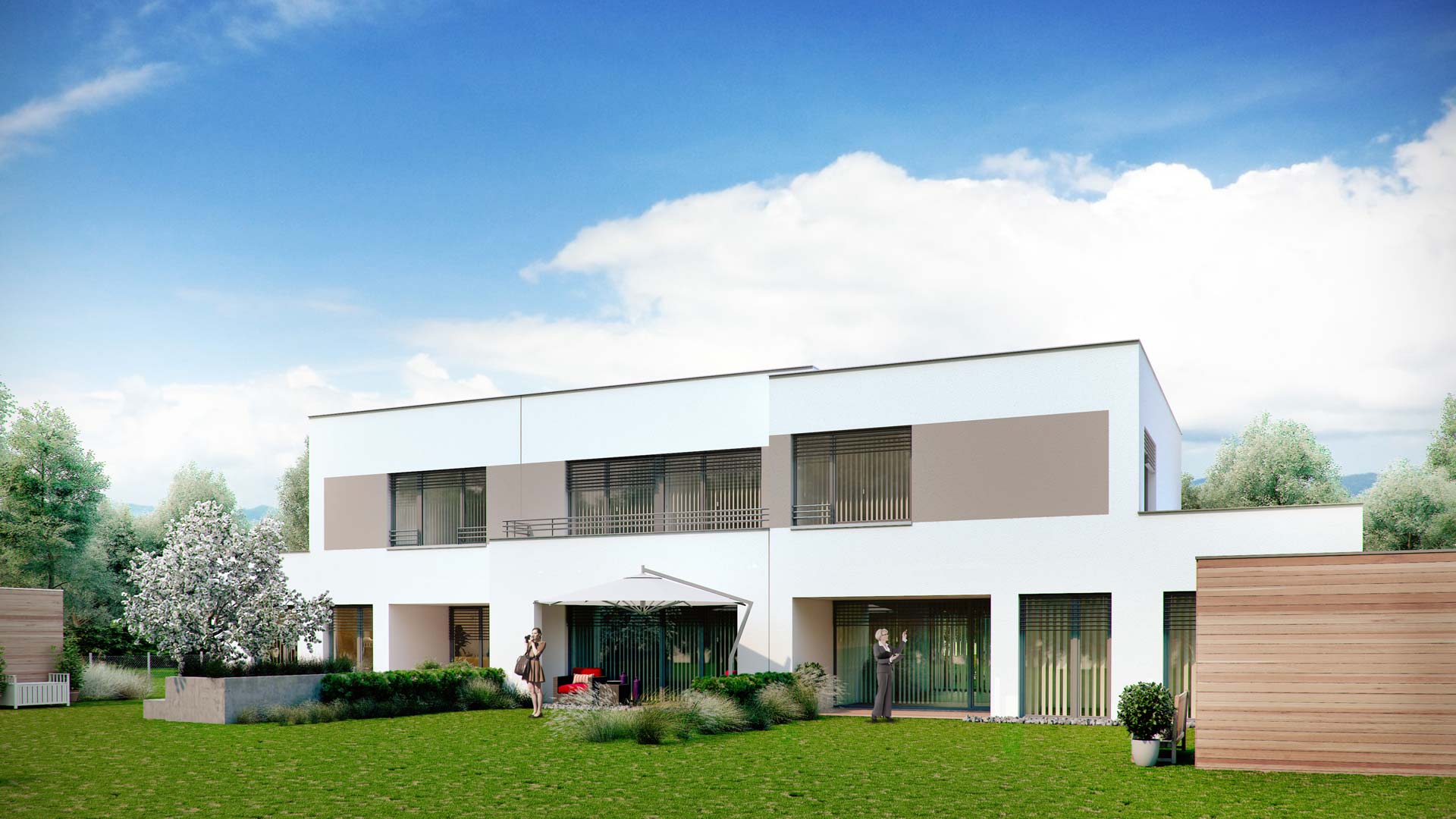 奥地利 Ottensheim 现代多家庭住宅设计-6