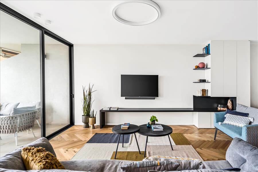 上班族居家办公之中心住宅翻新与装修丨以色列丨沙龙建筑设计事务所（推测“מותג הלל אדריכלות”）-11