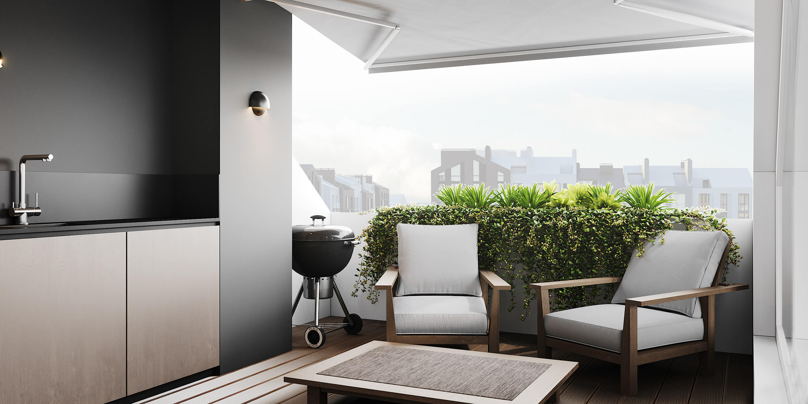 127㎡住宅设计，黑白灰+原木，超有魅力！-41