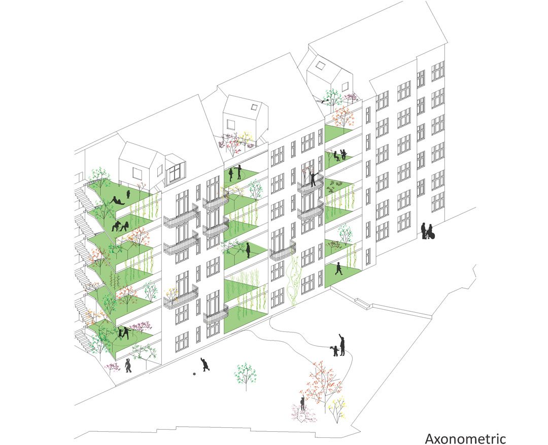 哥本哈根维斯特布诺区绿色生长城市街区-70