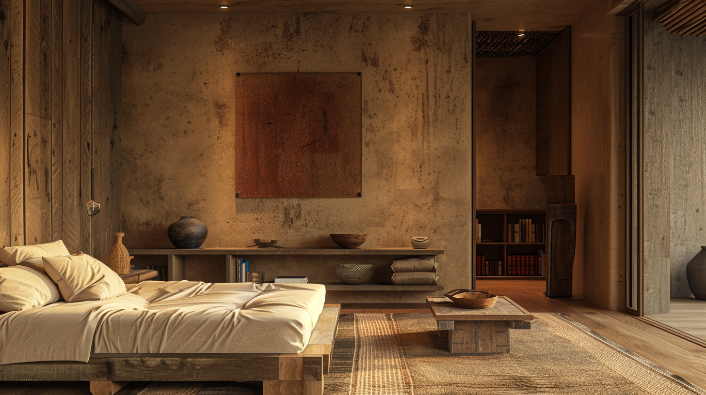 侘寂（Wabi-sabi ）风格的室内设计-19