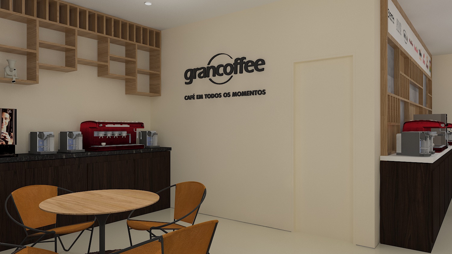 Ambientação para showroom Grancoffee-5