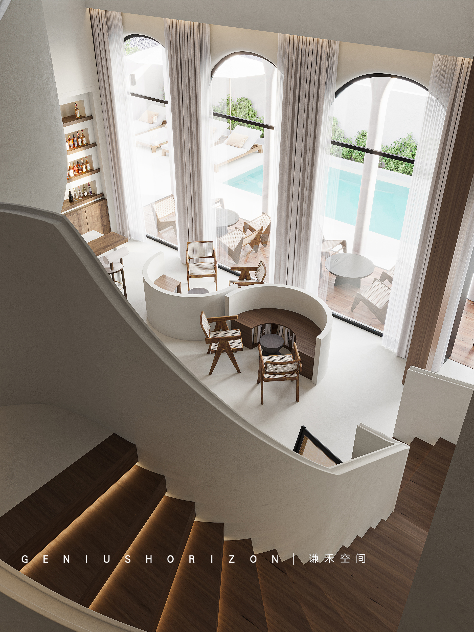 侘寂民宿设计丨谦禾空间设计事务所-36