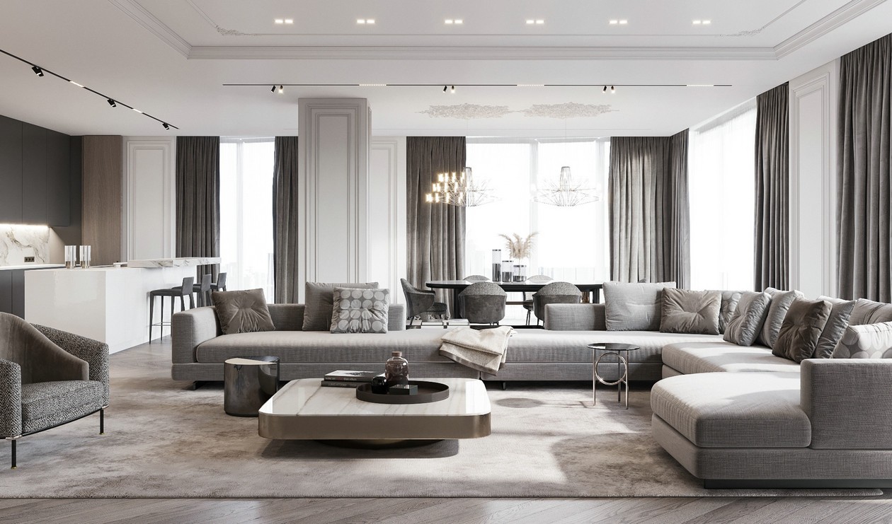 高级灰色系住宅设计 让生活更有格调-0