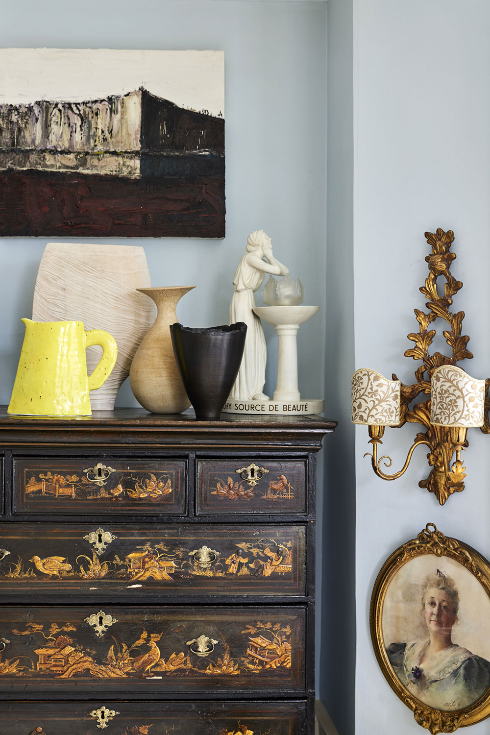 伦敦乔治亚式联排别墅的大胆色彩与装饰-22