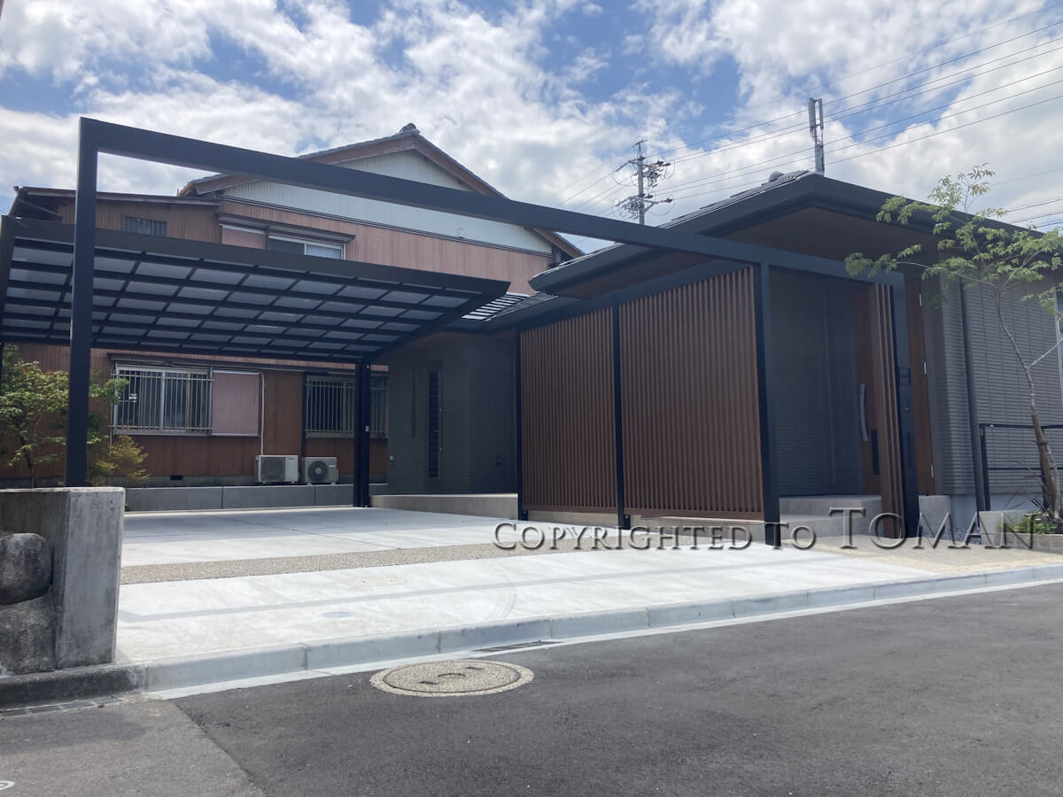 三重県四日市市S様邸和モダン新築外構工事丨日本三重-6