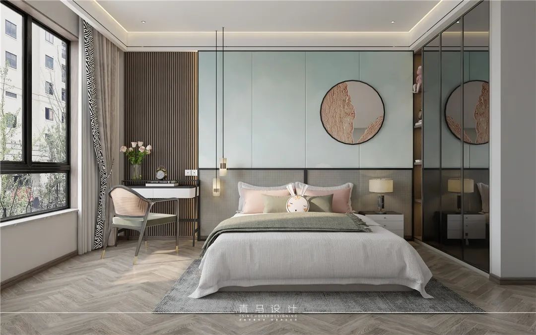 万科高新华府现代新中式底跃别墅丨青马别墅空间设计-59