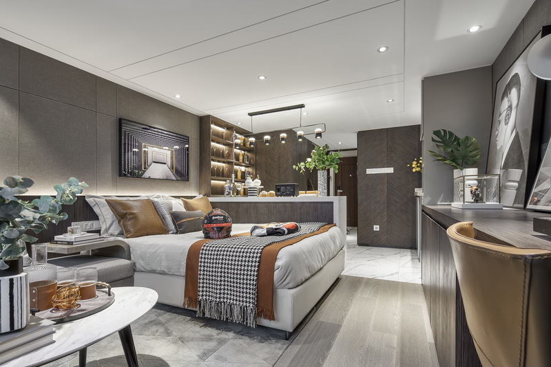 长沙星沙新城悦隽Loft样板房 | 现代简约风格下的年轻生活空间-16