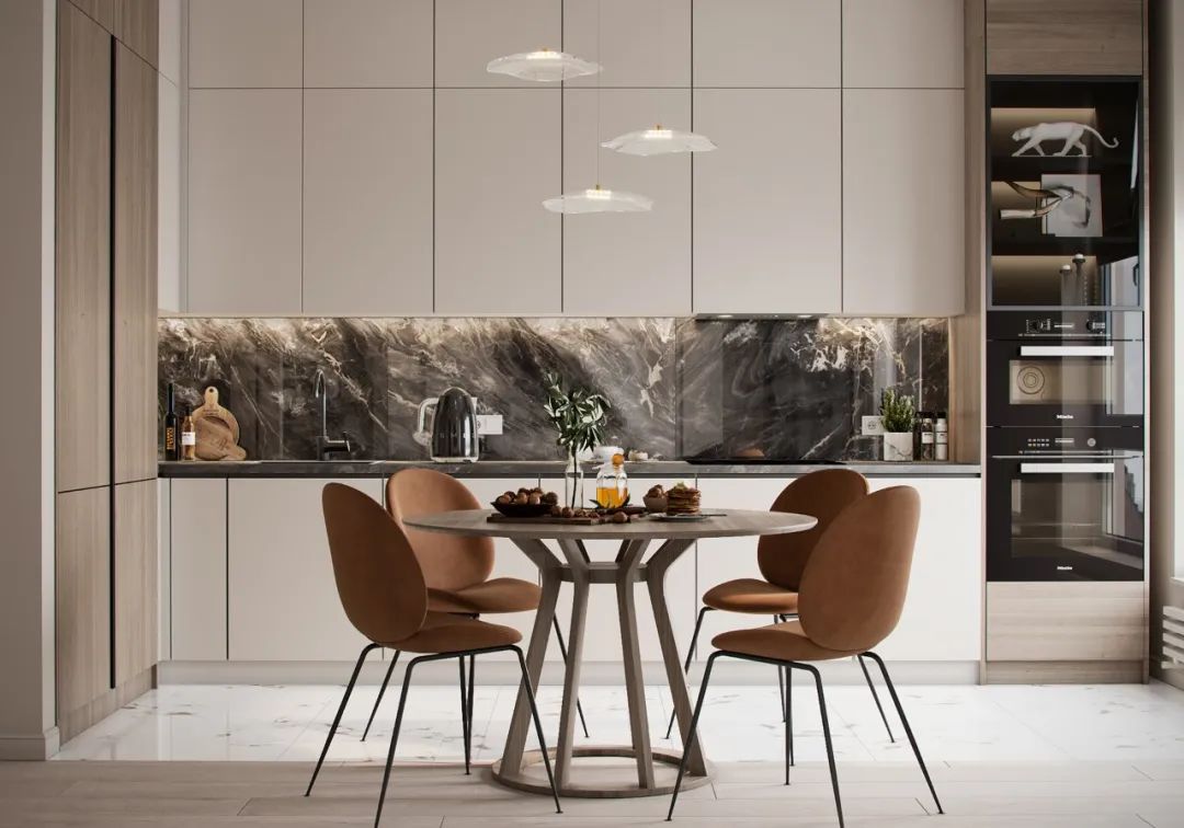 85㎡现代轻奢三居室设计丨Alexander Bocharov-5