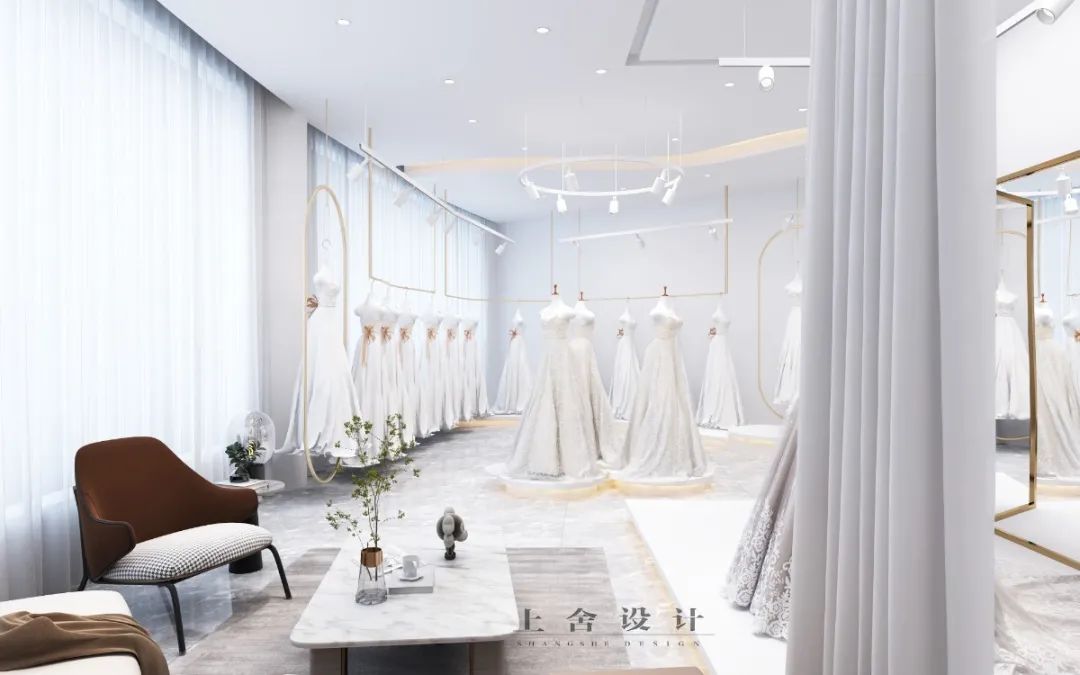 若白婚纱店丨中国上海丨上舍设计-23