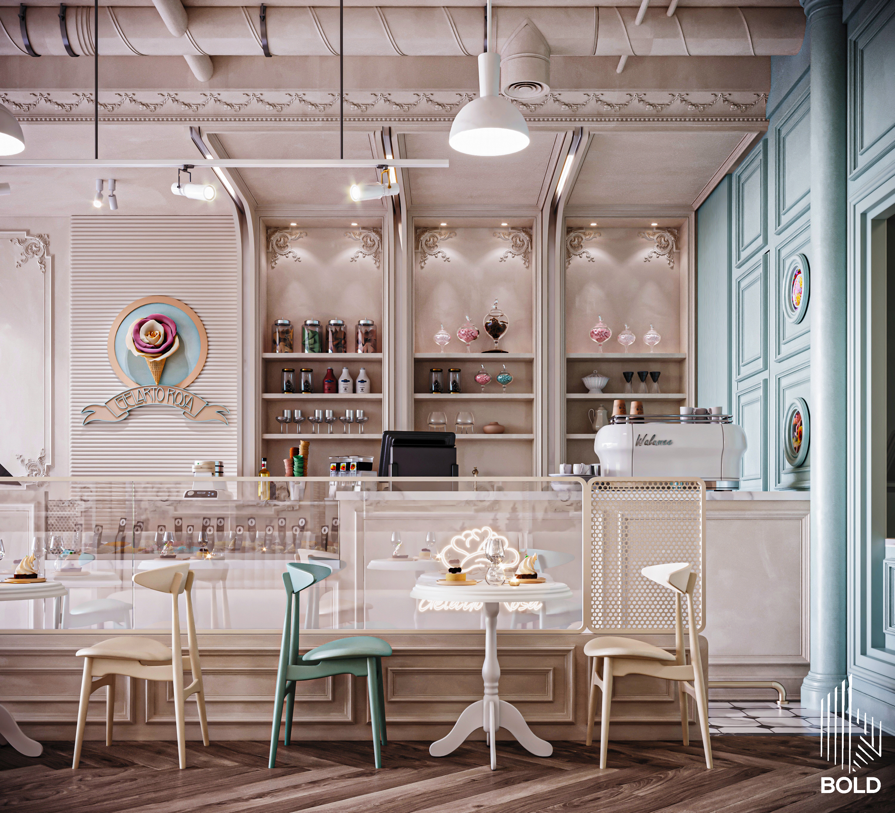 GELARTO ROSA冰淇淋店丨BOLD.Co-11
