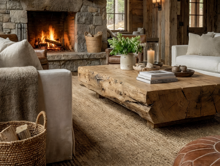 Rustic Style Livingroom(乡村风格客厅)丨Mostafa Qurtam-11