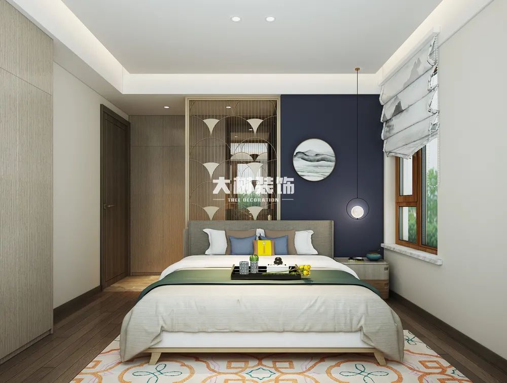 外滩首府 202㎡新中式风,谢宏超打造东方气质新居!-17