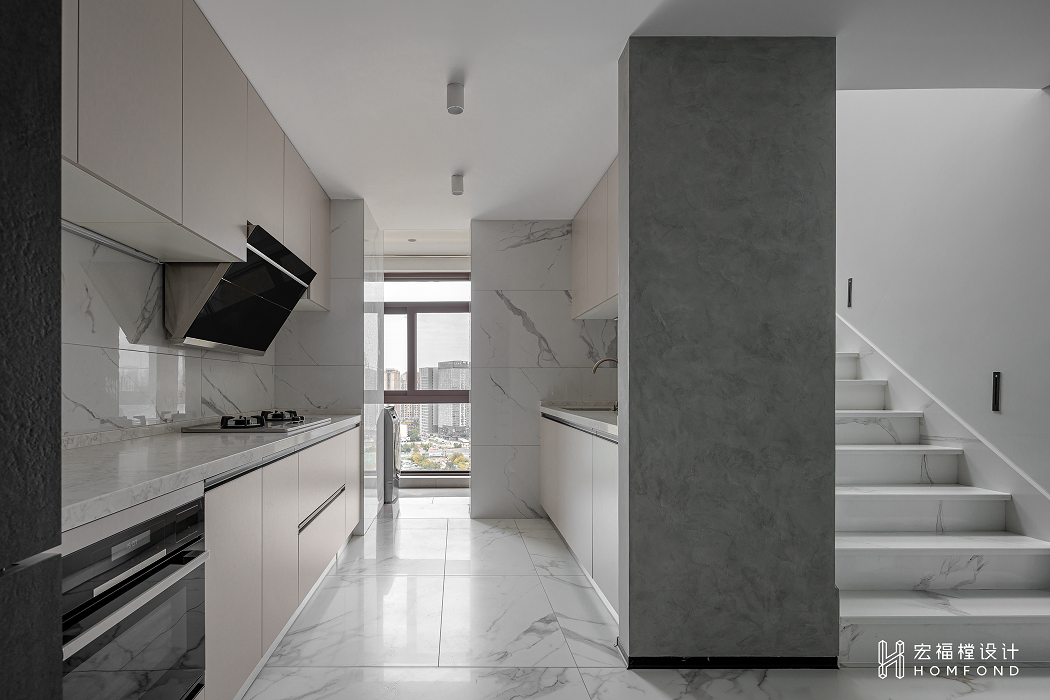 现代风格家庭住宅设计丨中国成都丨成都宏福樘设计-43