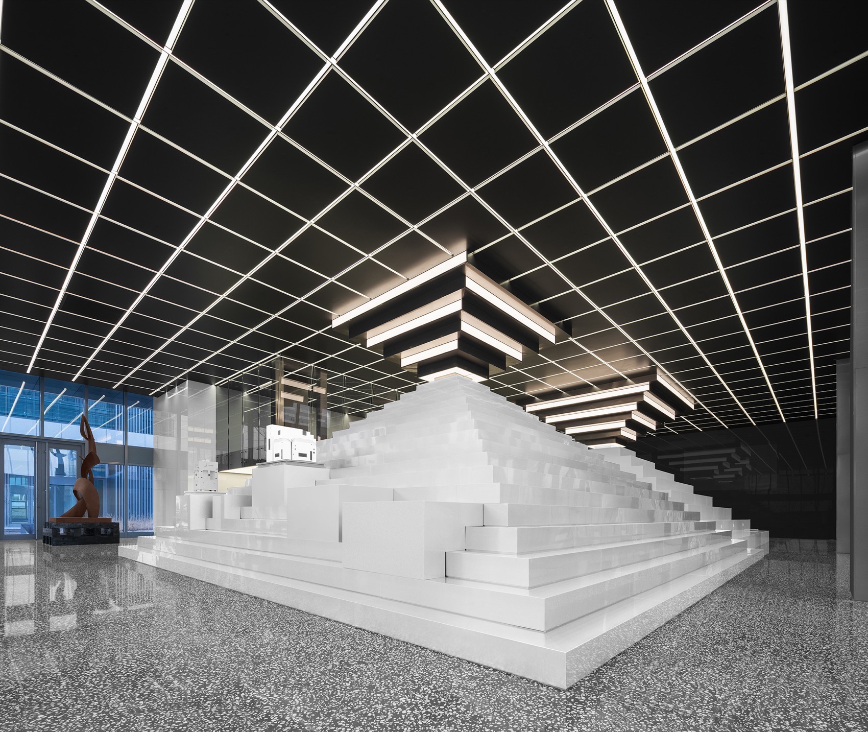 金字塔,拱券,十字与库布里克,润扬创新中心设计丨中国青岛丨单数设计 DANSU DESIGN-34