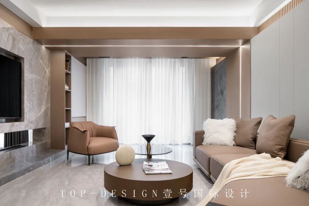 香山麓院现代轻奢别墅设计丨壹号国际设计-18