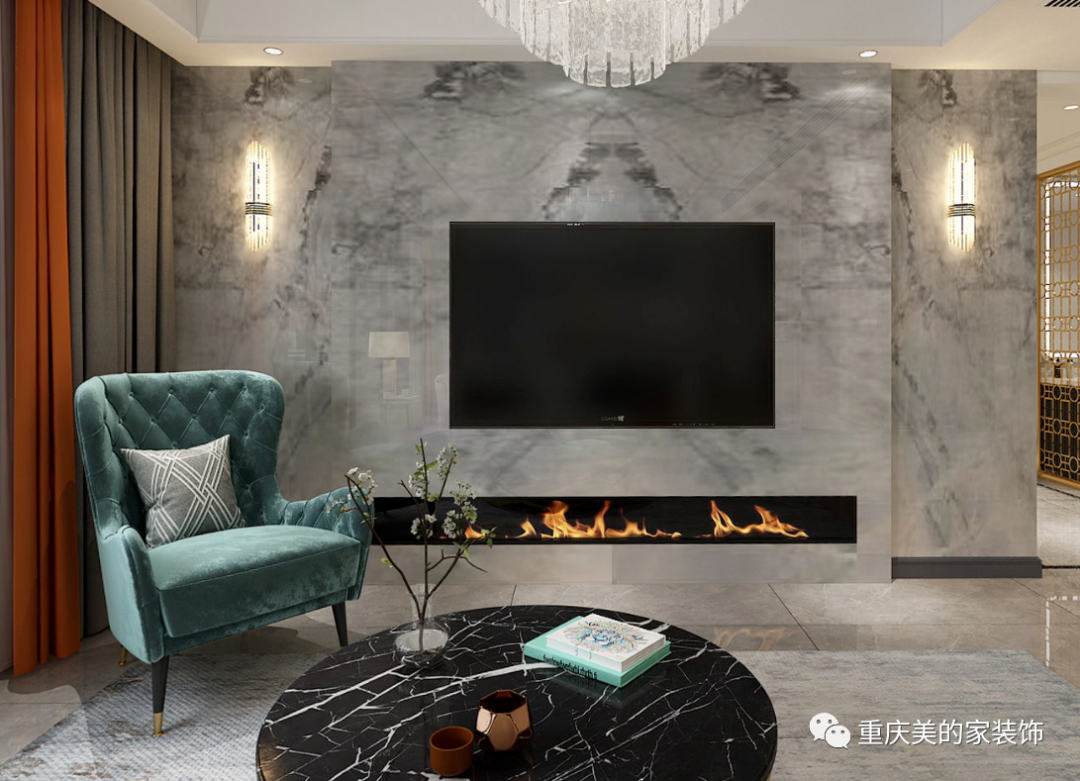 九里晴川 137㎡现代美式轻奢,浪漫高级生活空间-2